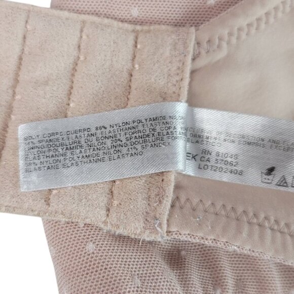 Wacoal Back Appeal Dot Jacquard Bra Tan 34DD Underwire Seamless Cup #855303 - Picture 10 of 10